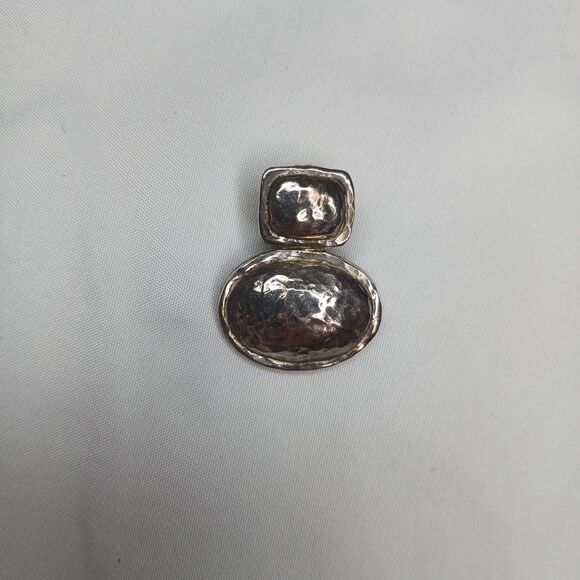 Barse 925 Sterling Silver Pendant 9g Vintage 80's Signed 1.25" - Picture 1 of 6